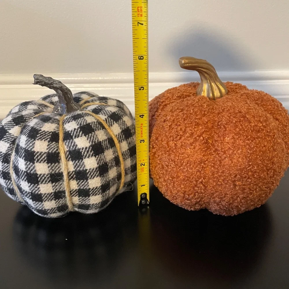5 for $20: Target sherpa & plaid pumpkins